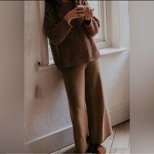The Simple Folk wide leg knit trousers size 0